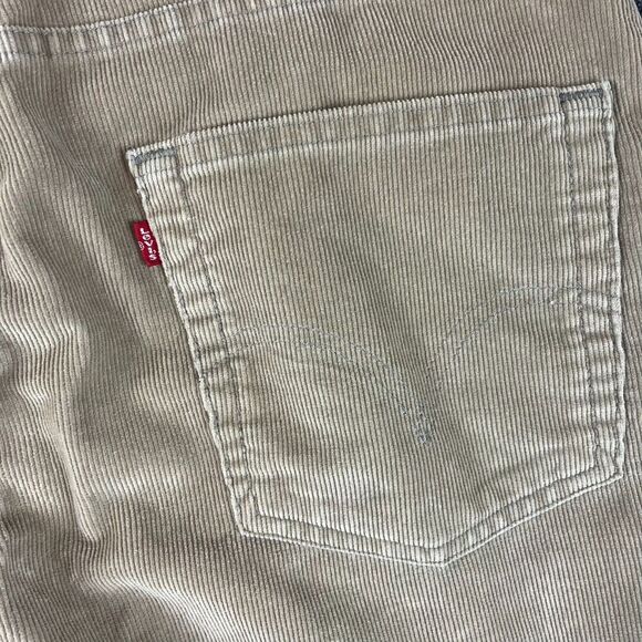 Levi's Y2K 569 Loose Straight Corduroy Brown Baggy Jeans Men's 34X34 (34X29.5) - Picture 11 of 12